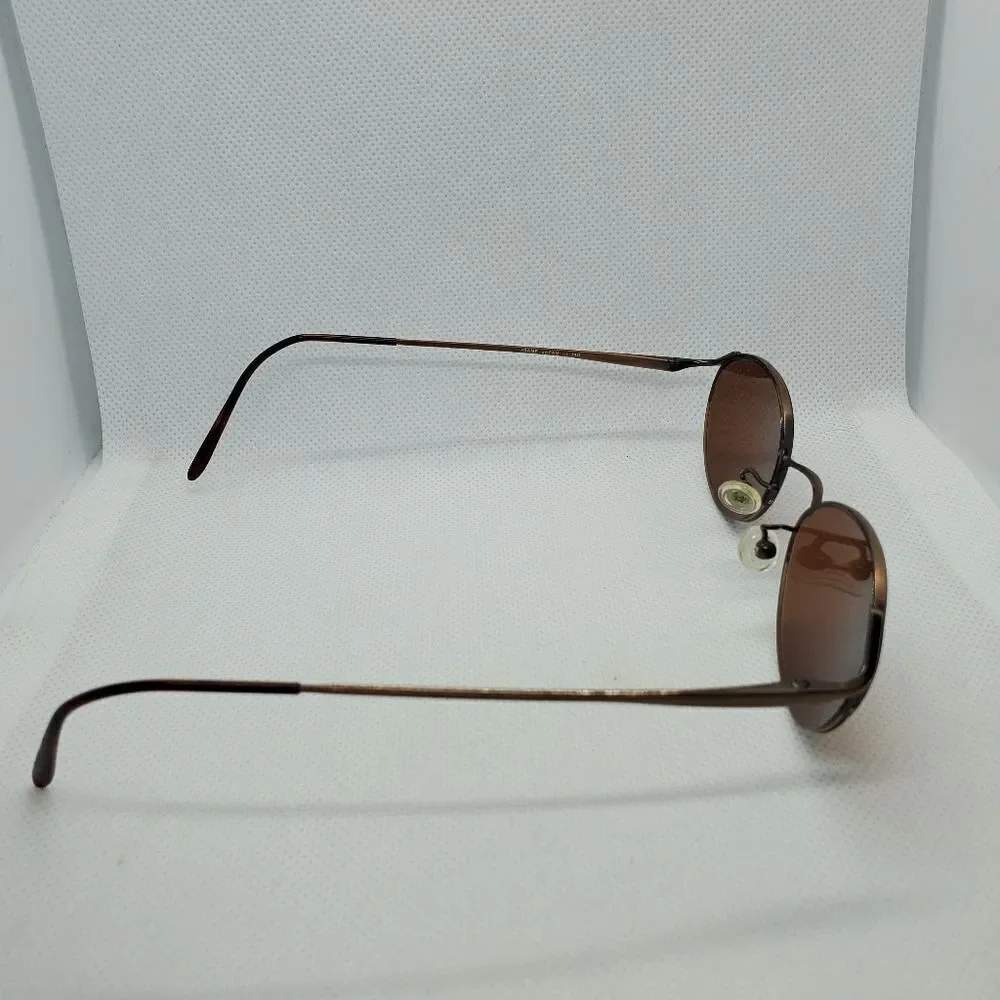 Calvin Klein Brown Prescription Sunglasses Frames, Case, & Cleaning Cloth